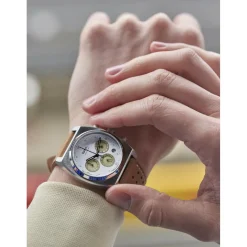 Kelton Montre Cuir<Montre Homme RC 24 Chrono - 9124842 Méca-Quartz Blanc