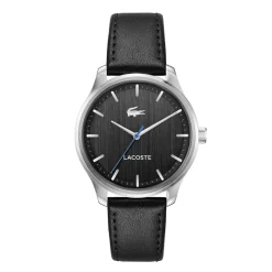 Lacoste Montre Cuir<Montre Homme Lisbon - 2011372 Bracelet Cuir Noir