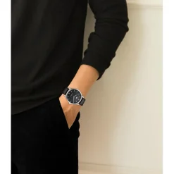 Lacoste Montre Cuir<Montre Homme Lisbon - 2011372 Bracelet Cuir Noir