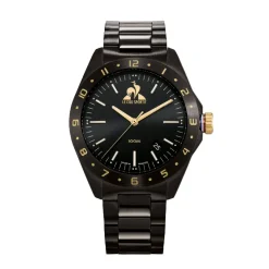 Le Coq Sportif Montres Montre Acier<Montre Homme Coq D'Or - LC12241NT14B Bracelet Acier Noir