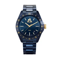 Le Coq Sportif Montres Montre Acier<Montre Homme Coq D'Or - LC12241BLT15B Bracelet Acier Bleu