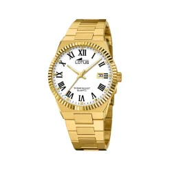 Lotus Montre Acier<Montre Homme Freedom Collection - L18837-4 Bracelet Acier Doré