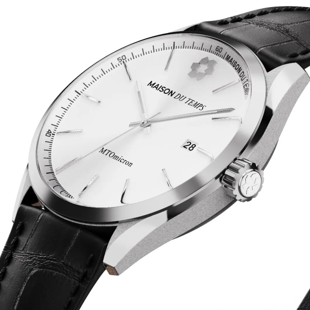 Maison Du Temps Montre Acier<Montre Homme MTOmicron Silver Acier