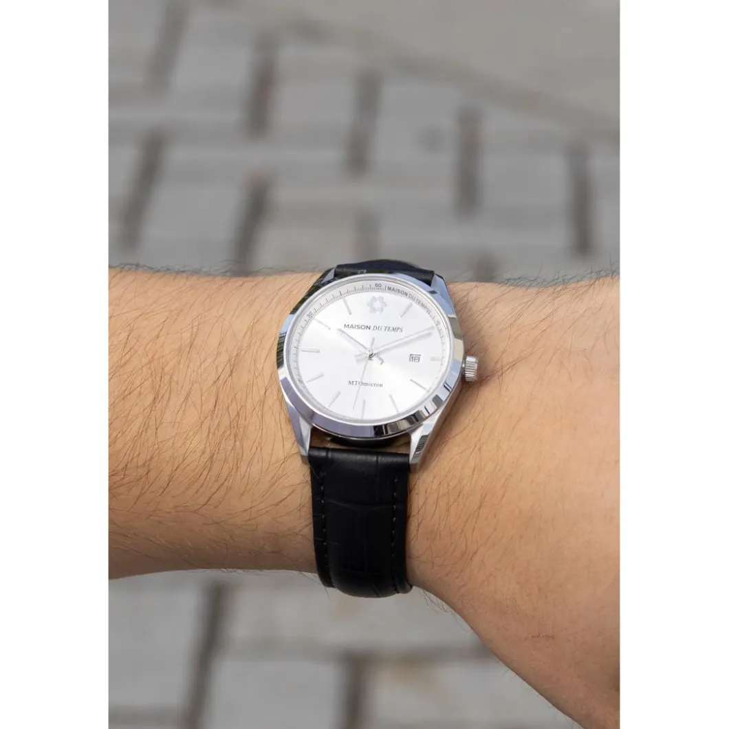 Maison Du Temps Montre Acier<Montre Homme MTOmicron Silver Acier