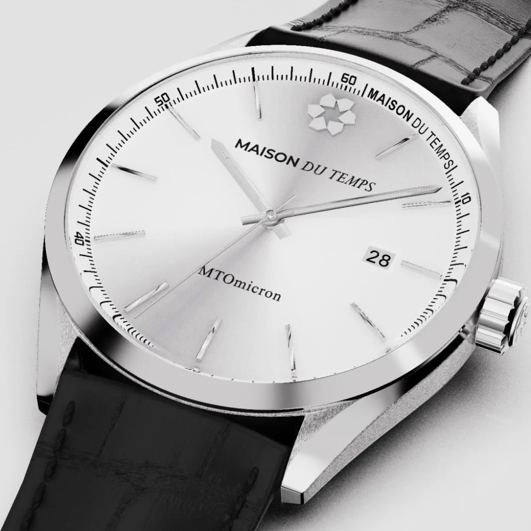 Maison Du Temps Montre Acier<Montre Homme MTOmicron Silver Acier