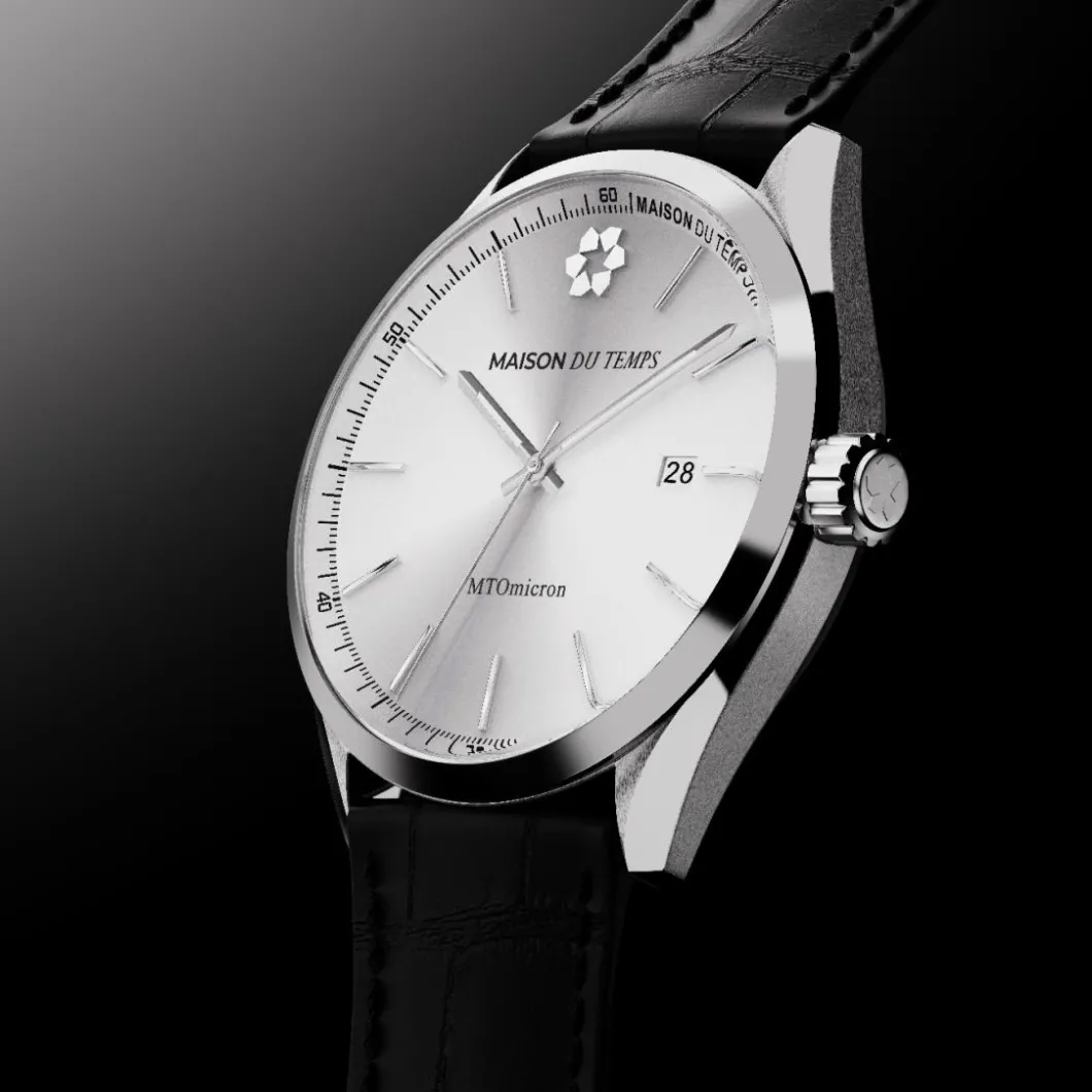 Maison Du Temps Montre Acier<Montre Homme MTOmicron Silver Acier