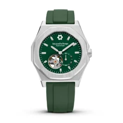 Maison Du Temps Montre Automatique<Montre Homme MTDelta Coeur Ouvert Vert Caoutchouc Vert