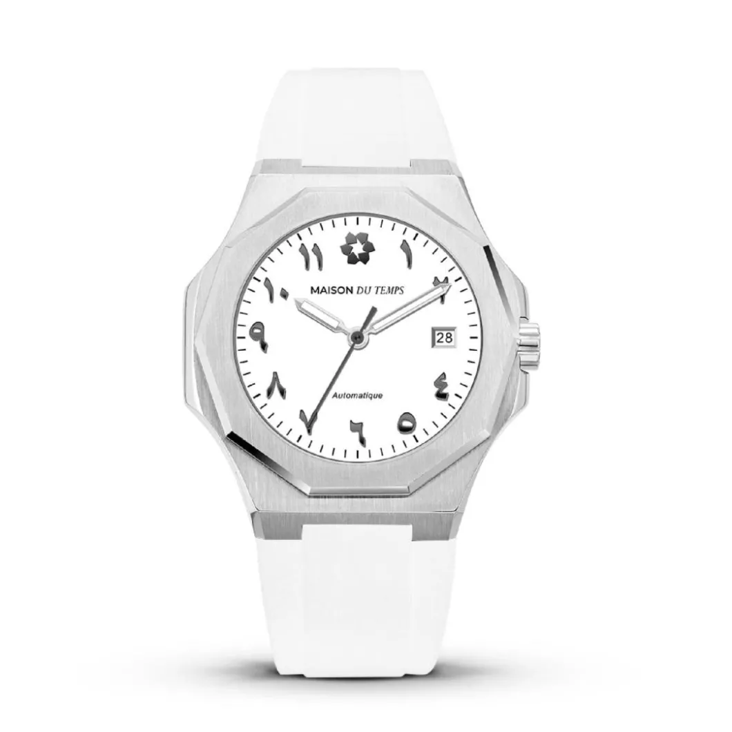 Maison Du Temps Montre Automatique<Montre Homme MTZeta Arabic Blanc Blanc