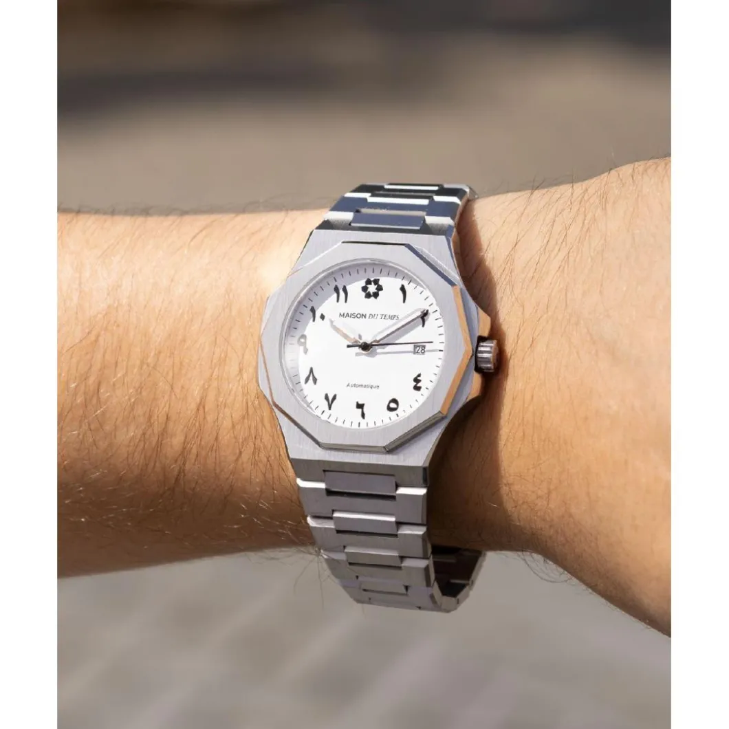 Maison Du Temps Montre Automatique<Montre Homme MTZeta Arabic Blanc Blanc