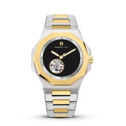 Maison Du Temps Montre Automatique|Montre Acier<Montre Homme MTZeta Coeur Ouvert Noir Doré Jaune Acier