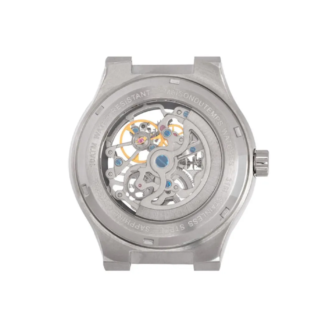 Maison Du Temps Montre Automatique<Montre Homme MTEpsilon Skeleton Silicone Rouge