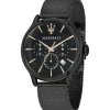 Maserati Montre Acier<Montre Homme Epoca - R8873618013 Bracelet Acier Noir