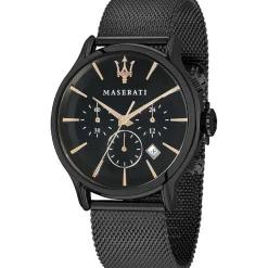 Maserati Montre Acier<Montre Homme Epoca - R8873618013 Bracelet Acier Noir