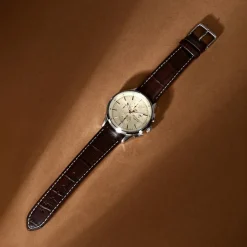 Maserati Montre Cuir<Montre Homme Sorpasso - R8871624010 Bracelet Cuir Marron