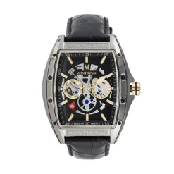 Montignac Montre Fabriquée En France|Montre Cuir<Montre Homme - MOW702 Bracelet Cuir Noir