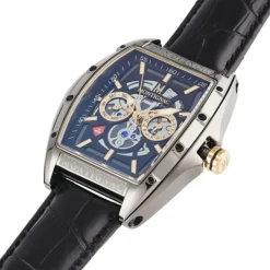 Montignac Montre Fabriquée En France|Montre Cuir<Montre Homme - MOW702 Bracelet Cuir Noir