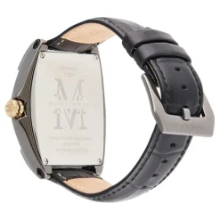 Montignac Montre Fabriquée En France|Montre Cuir<Montre Homme - MOW702 Bracelet Cuir Noir