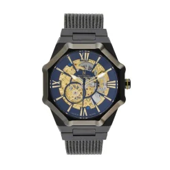 Montignac Montre Acier|Montre Automatique<Montre Homme - MOW808 Bracelet Acier Noir