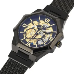 Montignac Montre Acier|Montre Automatique<Montre Homme - MOW808 Bracelet Acier Noir