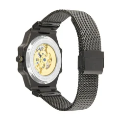 Montignac Montre Acier|Montre Automatique<Montre Homme - MOW808 Bracelet Acier Noir