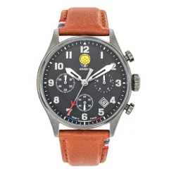 Patrouille de France Montres Montre Cuir<Montre Homme Patrouille de France Athos 7 - 668138 Bracelet Cuir Marron