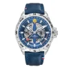 Patrouille de France Montres Montre Cuir|Montre Automatique<Montre Homme Athos 8 - 668131 Bracelet Cuir Bleu
