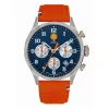Patrouille de France Montres Montre Cuir<Montre Homme Patrouille de France Athos 7 - 668137 Bracelet Cuir Orange