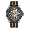 Patrouille de France Montres Montre Automatique<Montre Homme Athos 5 - 668118 Bracelet Silicone Noir