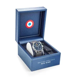 Patrouille de France Montres Montre Acier<Montre Homme Patrouille de France Coffret Big Nine Paf - 668906 Bracelet Acier Argent