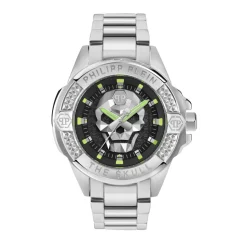 Philipp Plein Montre Acier<Montre Homme The $Kull - PWAAA2725 Bracelet Acier Argent