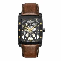 Pierre Lannier Montre Acier|Montre Automatique<Montre Homme - 339A434 Bracelet Acier Marron
