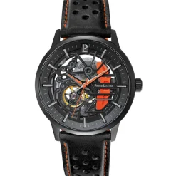 Pierre Lannier Montre Automatique|Montre Cuir<Montre Homme - 341A455 Paddock Bracelet Cuir Noir