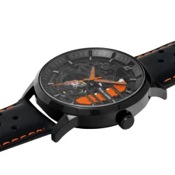 Pierre Lannier Montre Automatique|Montre Cuir<Montre Homme - 341A455 Paddock Bracelet Cuir Noir