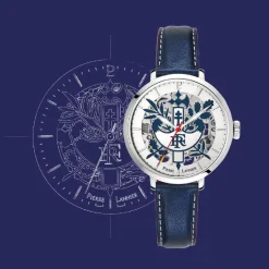 Pierre Lannier Montre Cuir<Montre Homme Élysée - 456D126 Bracelet Cuir Bleu