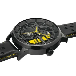 Pierre Lannier Montre Automatique|Montre Fabriquée En France<Montre Homme Paddock - 338A443 Bracelet Cuir Noir