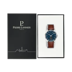 Pierre Lannier Montre Fabriquée En France|Montre Cuir<Montre Homme Metropolitain - 246G164 Bracelet Cuir Marron