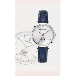 Pierre Lannier Montre Cuir<Montre Homme Élysée - 454D126 Bracelet Cuir Bleu