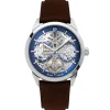 Pierre Lannier Montre Automatique|Montre Cuir<Montre Homme - 346A164 Monarck Bracelet Cuir Brun