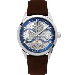 Pierre Lannier Montre Automatique|Montre Cuir<Montre Homme - 346A164 Monarck Bracelet Cuir Brun