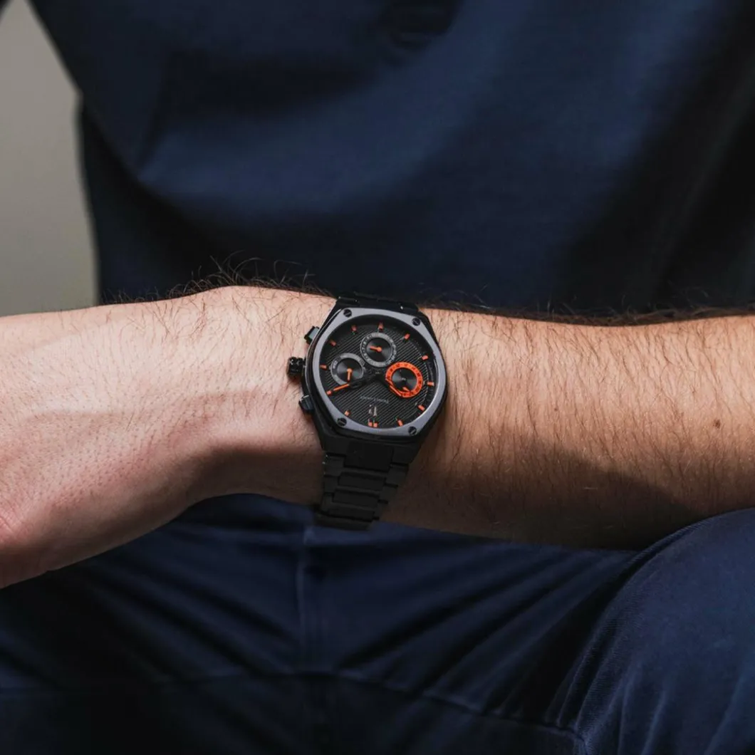 Pierre Lannier Montre Acier<Montre Homme Copilote - 231J439 Bracelet Acier Noir