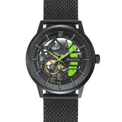 Pierre Lannier Montre Automatique|Montre Fabriquée En France<Montre Homme Paddock - 338A469 Bracelet Acier Noir