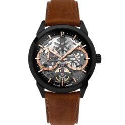 Pierre Lannier Montre Automatique|Montre Cuir<Montre Homme - 347A434 Monarck Bracelet Cuir Brun