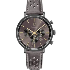 Pierre Lannier Montre Cuir<Montre Homme Baron - 220H490 Bracelet Cuir Gris