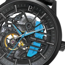 Pierre Lannier Montre Automatique|Montre Cuir<Montre Homme Paddock - 345A466 Bracelet Cuir Noir