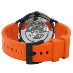 Pierre Lannier Montre Automatique<Montre Homme - 341A499 Paddock Bracelet Caoutchouc Orange