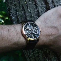 Pierre Lannier Montre Automatique|Montre Cuir<Montre Homme - 347A233 Monarck Bracelet Cuir Noir