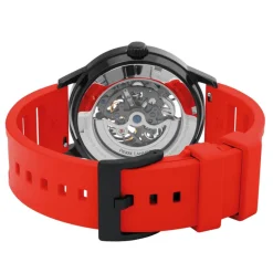 Pierre Lannier Montre Automatique<Montre Homme - 341A459 Paddock Bracelet Caoutchouc Rouge