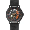 Pierre Lannier Montre Fabriquée En France|Montre Acier<Montre Homme Paddock - 345A499 Bracelet Acier Noir