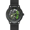 Pierre Lannier Montre Automatique|Montre Fabriquée En France<Montre Homme Paddock - 345A479 Bracelet Acier Noir