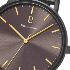 Pierre Lannier Montre Acier<Montre Homme Essential - 218F499 Bracelet Acier Noir